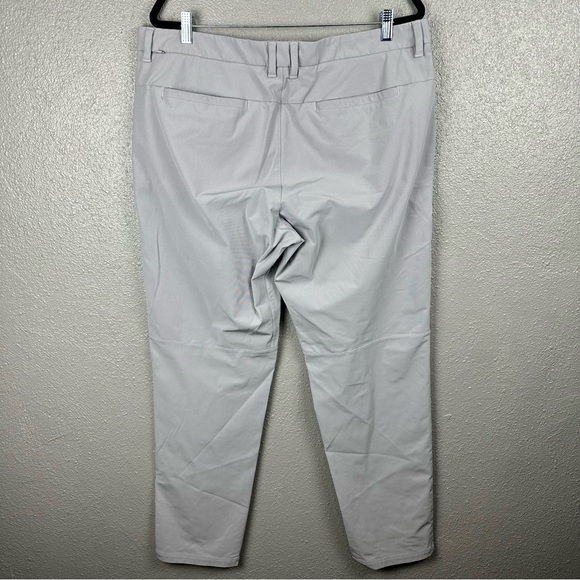 CRZ YOGA All-Day Comfort 5 Pocket Gray Tech Chino Golf Pants Men’s 38 Flat Front - Picture 6 of 12